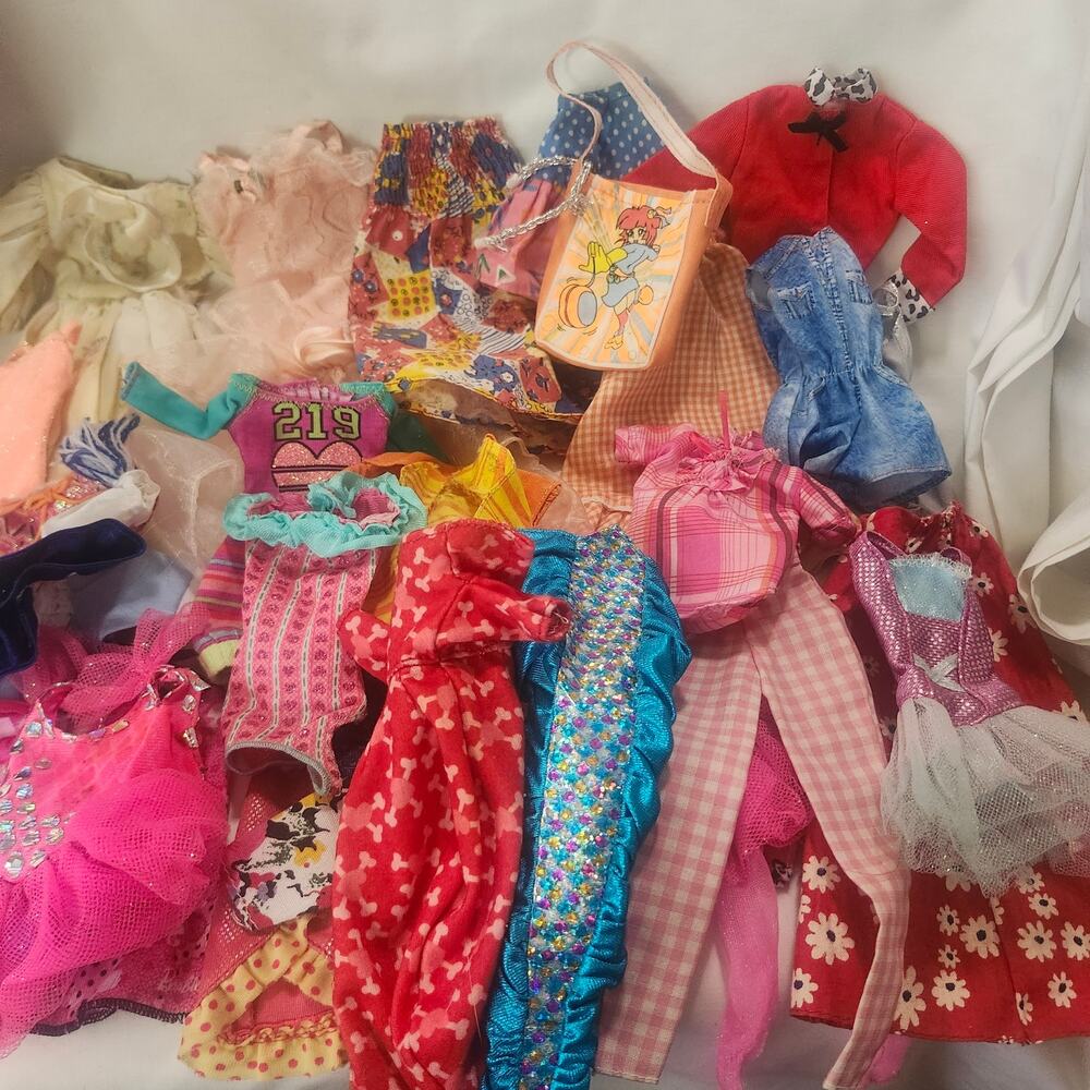 30 Barbie Outfits Most Homemade Pants Dresses Shorts Tops B35